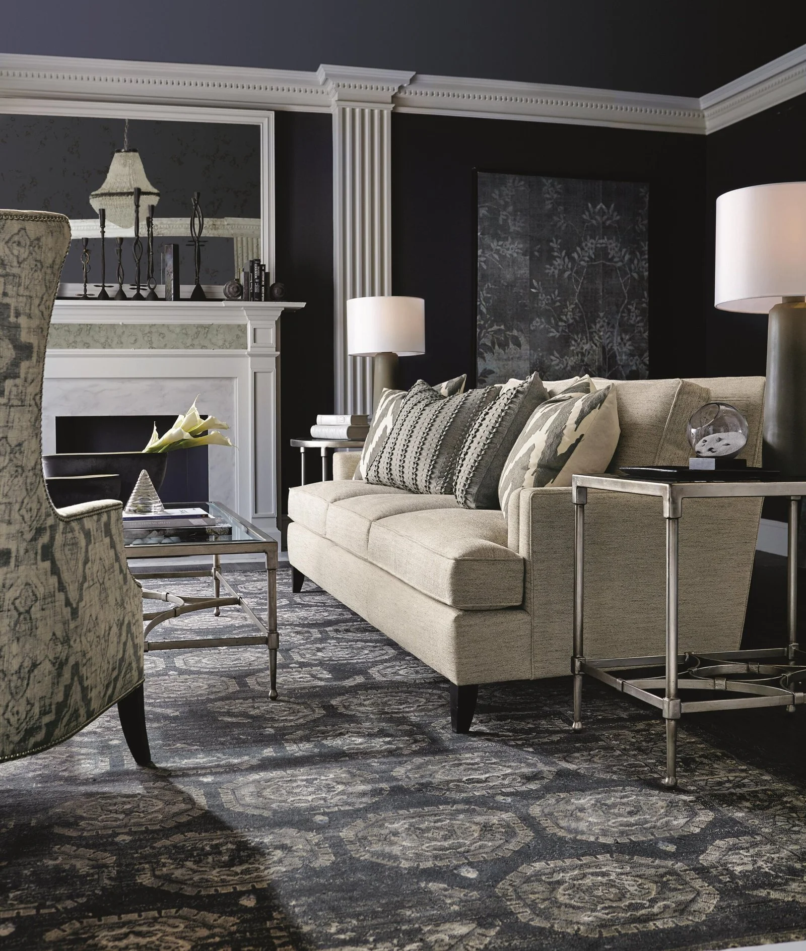 Addison Fabric Sofa - Image 4