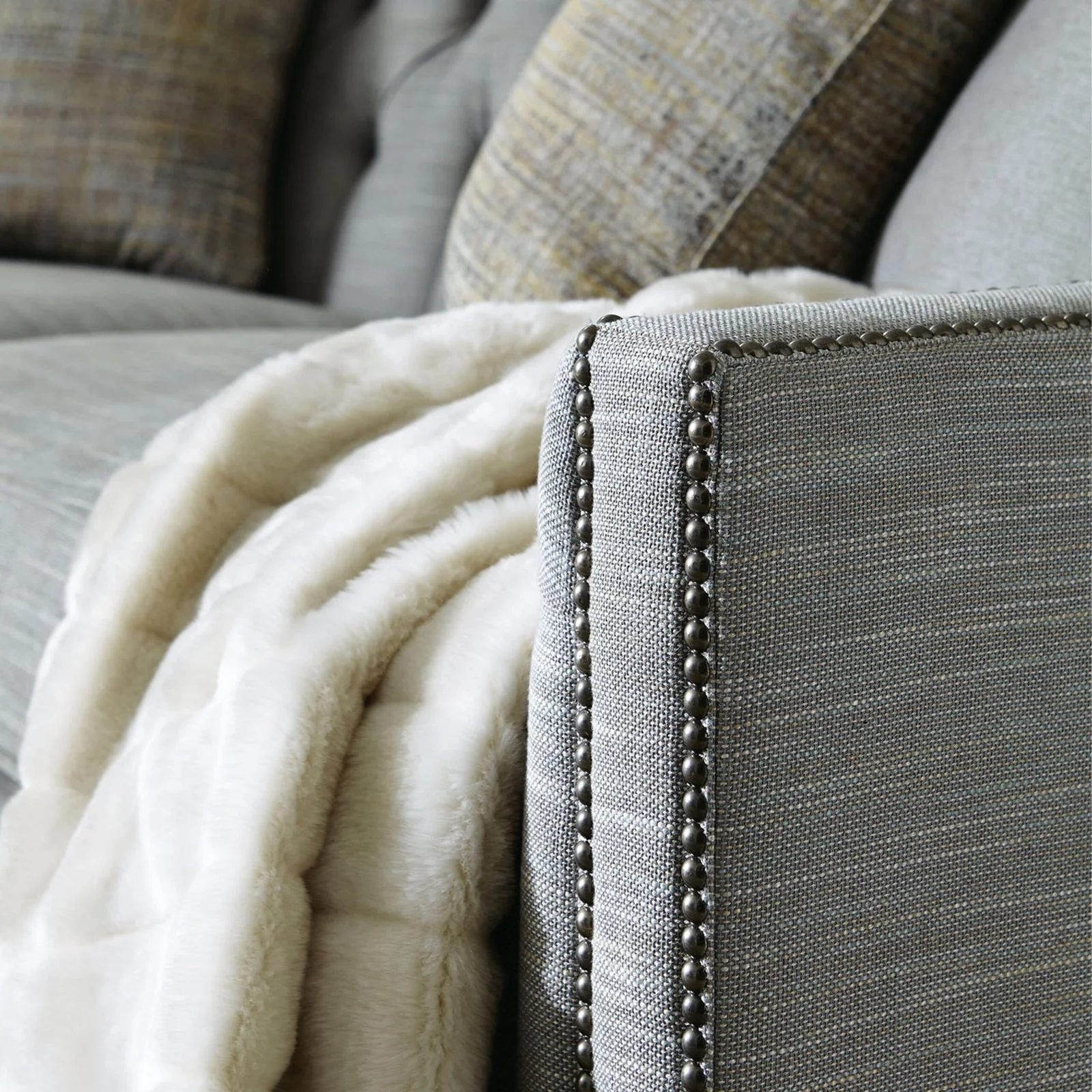 Candace Fabric Sofa - Image 3