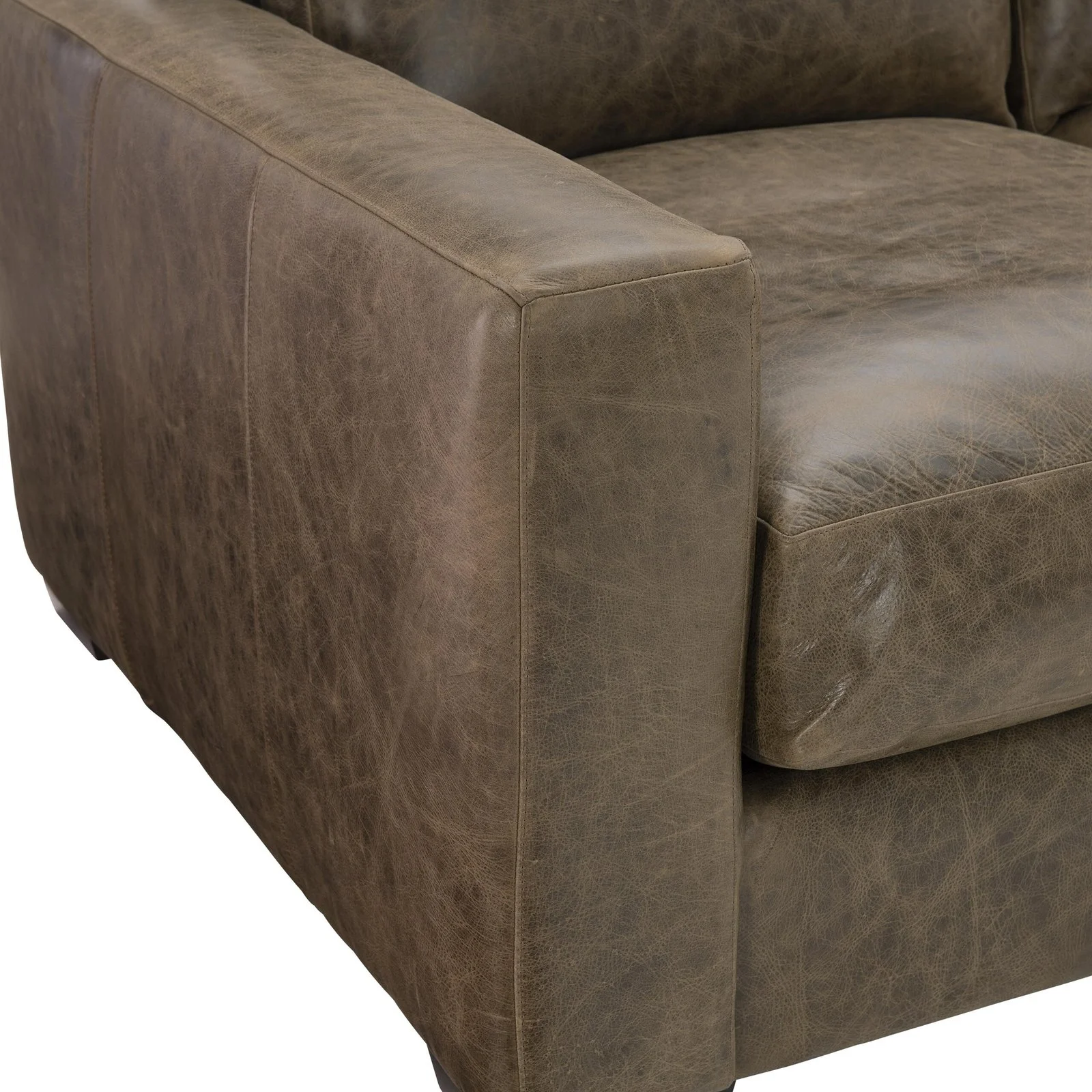 Dawkins Leather Sofa - Image 6