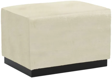 Merino Leather Ottoman