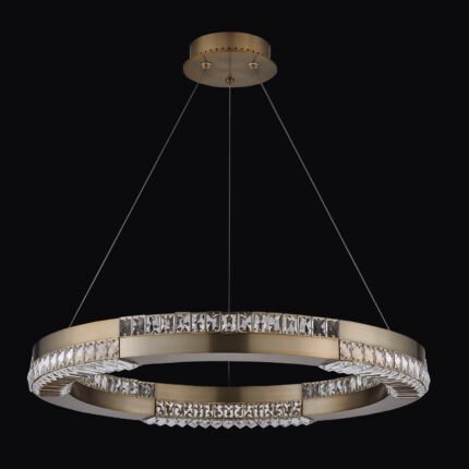 Dama 28 IN Winter Brass Pendant