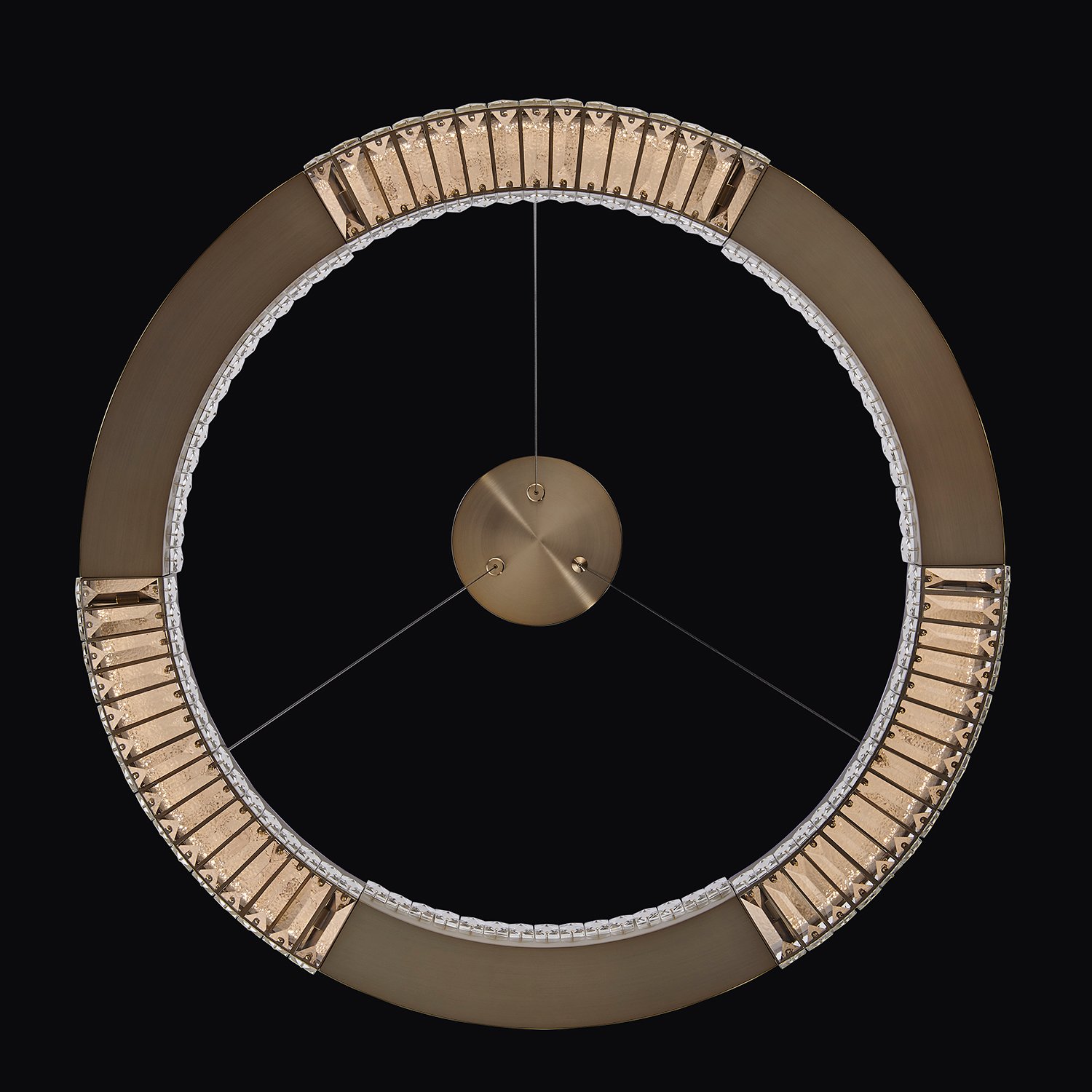 Dama 28 IN Winter Brass Pendant - Image 2