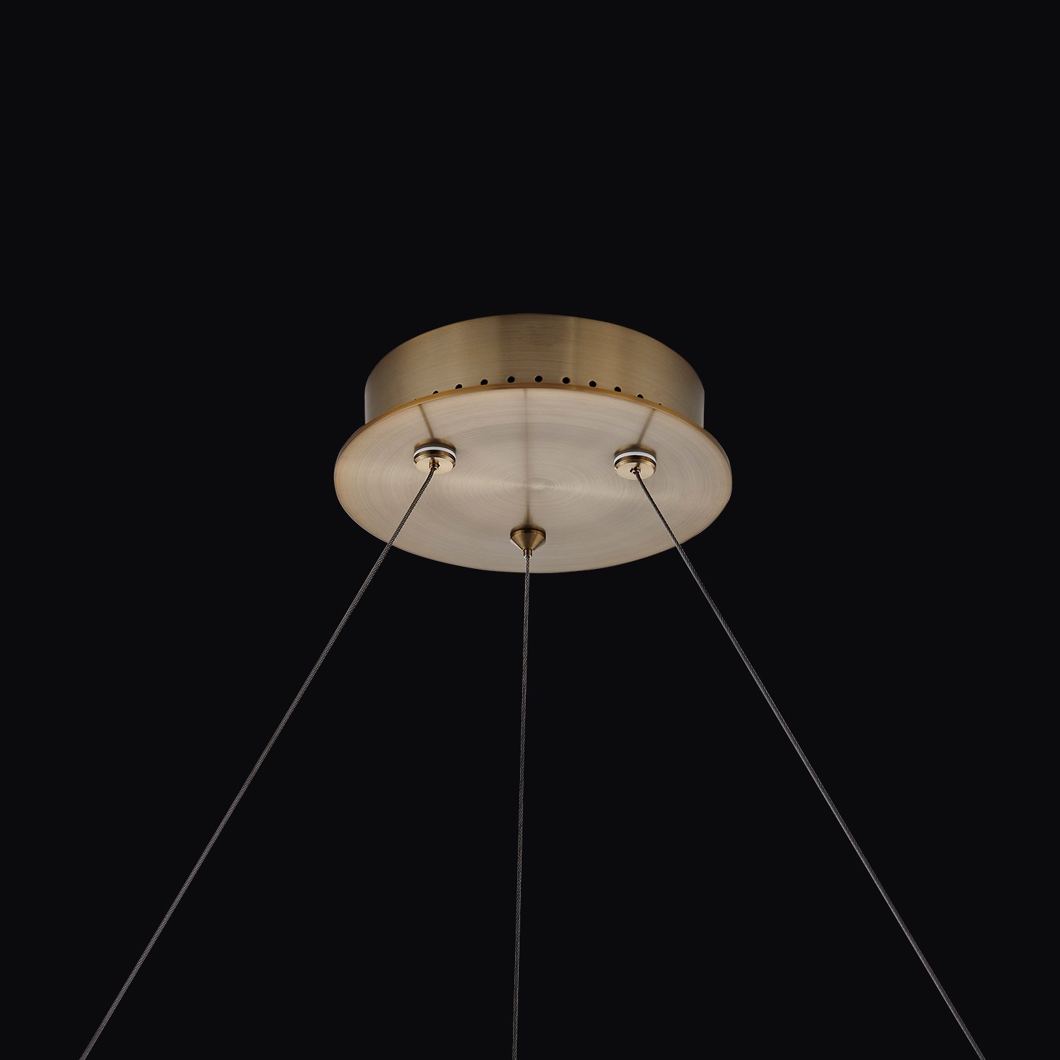 Dama 28 IN Winter Brass Pendant - Image 3