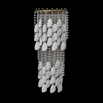 Farfalle 8.75-in 2 Light (40-watt) Brushed Champagne Gold Wall Sconce