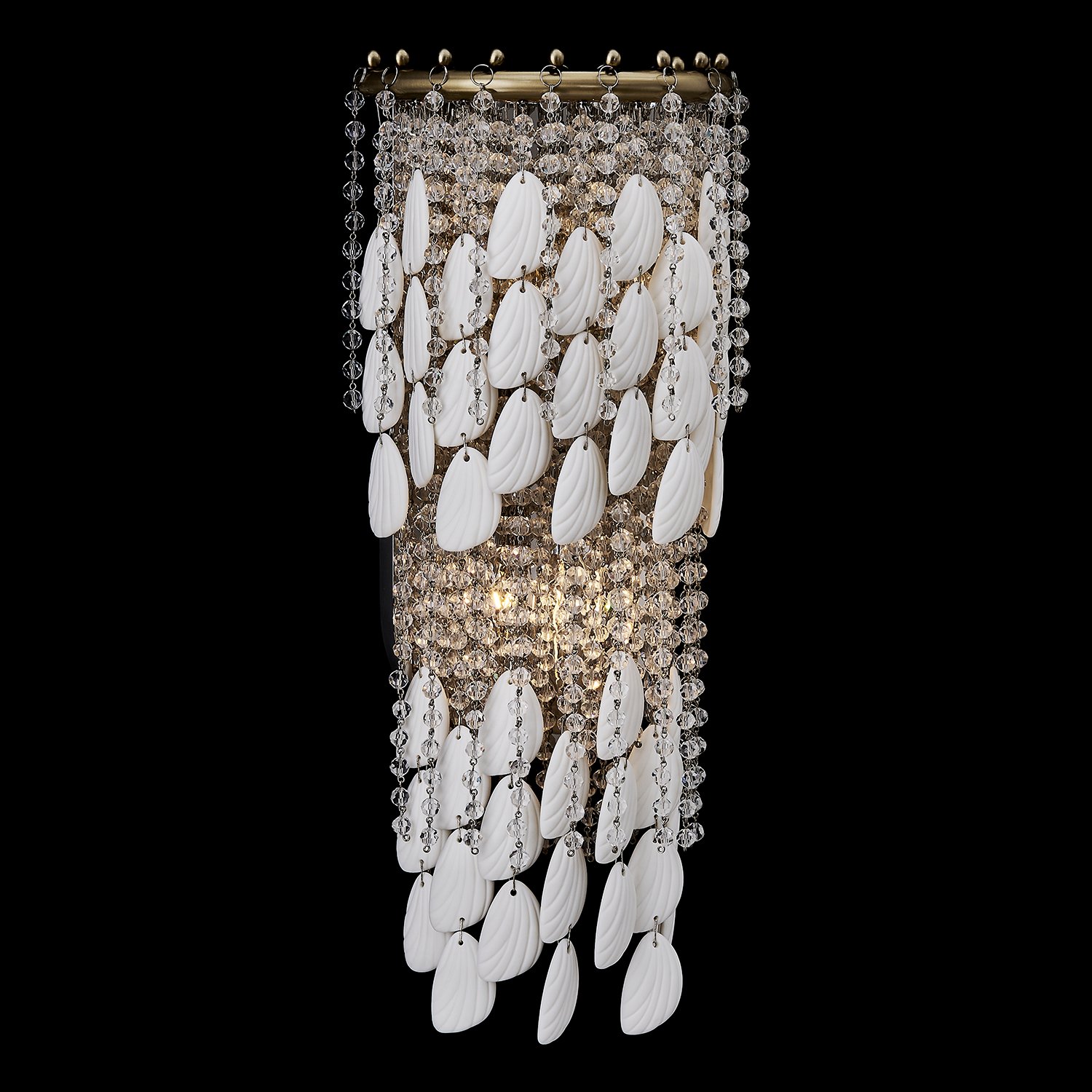 Farfalle 8.75-in 2 Light (40-watt) Brushed Champagne Gold Wall Sconce - Image 3