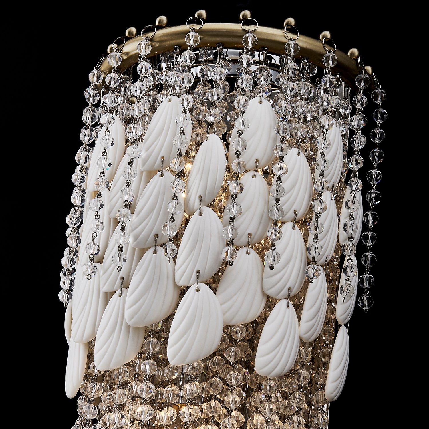 Farfalle 8.75-in 2 Light (40-watt) Brushed Champagne Gold Wall Sconce - Image 14