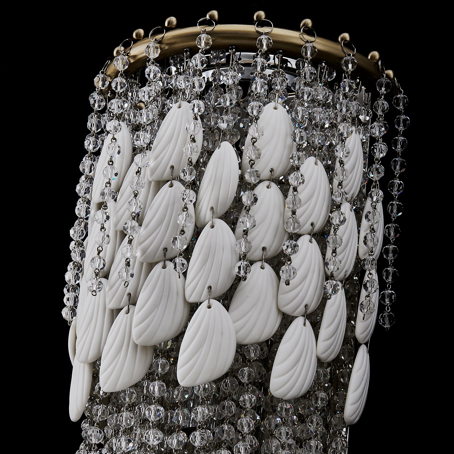 Farfalle 8.75-in 2 Light (40-watt) Brushed Champagne Gold Wall Sconce - Image 15