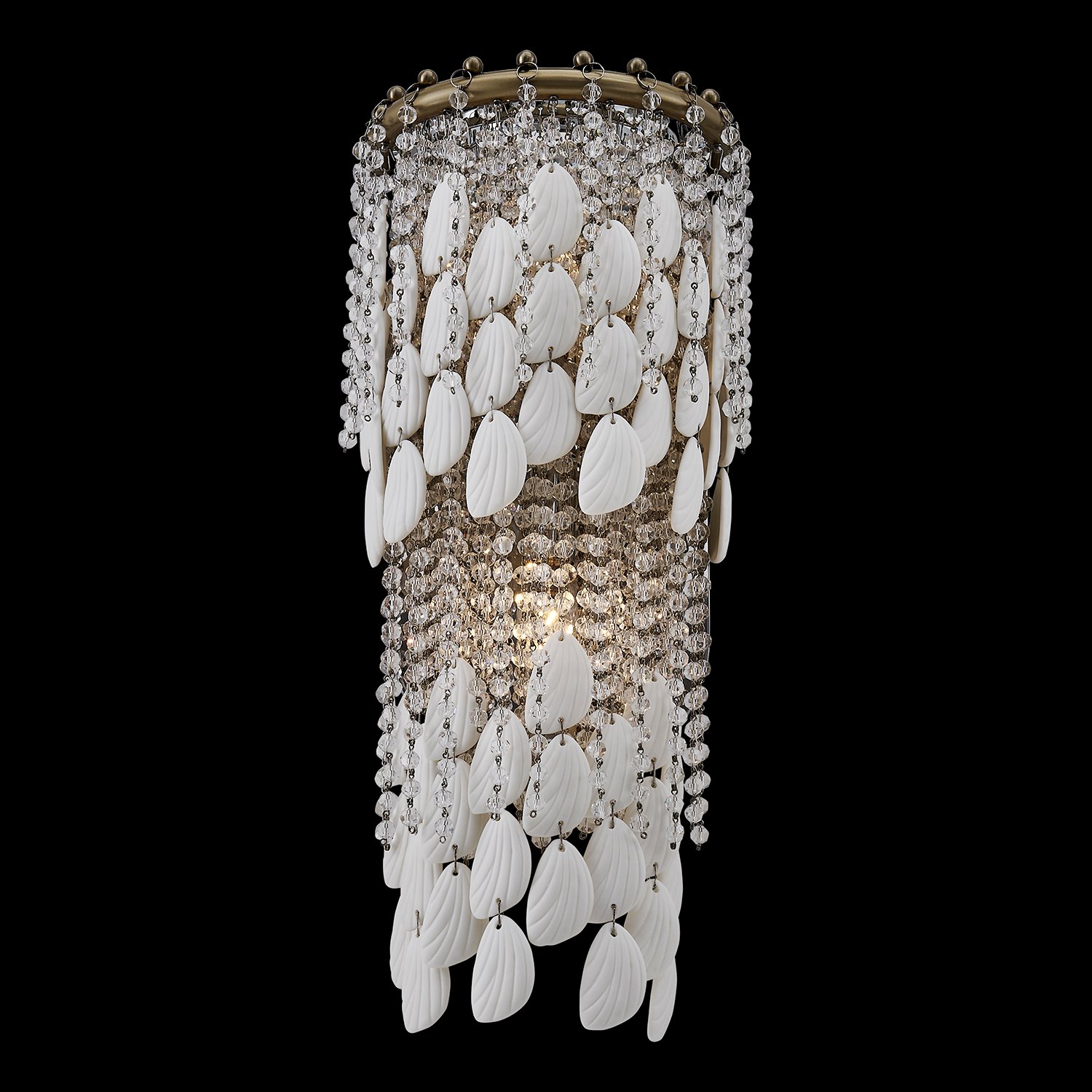 Farfalle 8.75-in 2 Light (40-watt) Brushed Champagne Gold Wall Sconce - Image 21