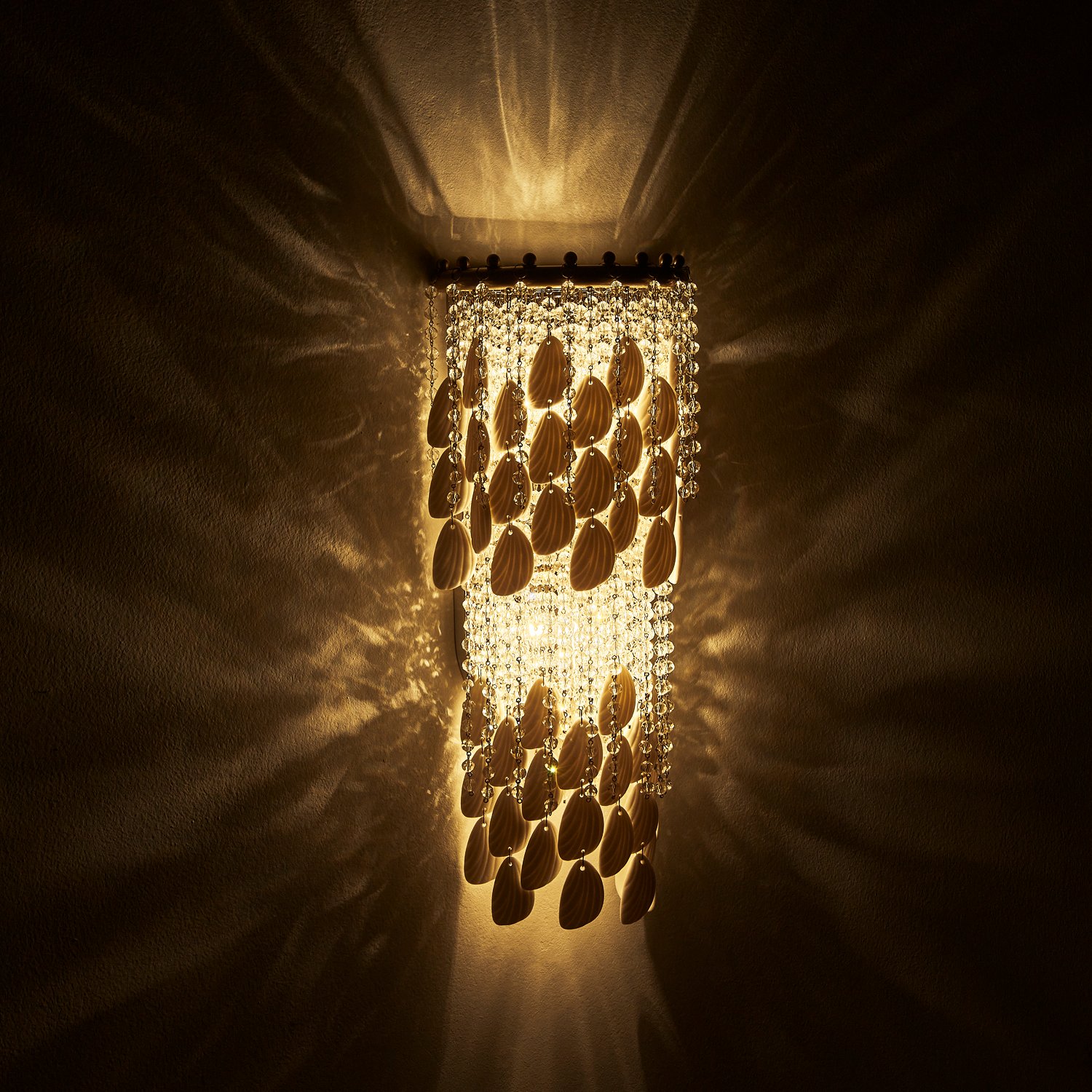 Farfalle 8.75-in 2 Light (40-watt) Brushed Champagne Gold Wall Sconce - Image 24