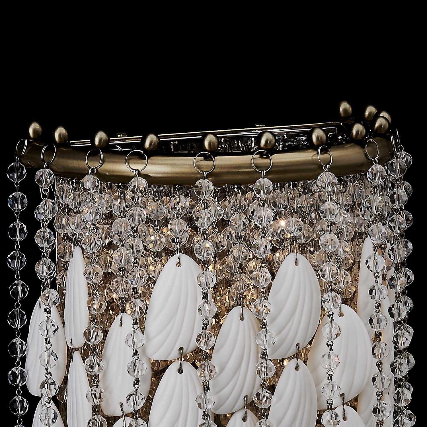 Farfalle 8.75-in 2 Light (40-watt) Brushed Champagne Gold Wall Sconce - Image 9