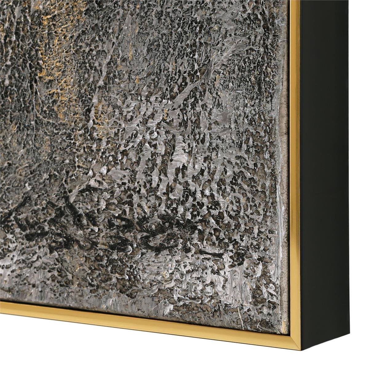 Liu Mengzhou's Flickering Embers Gold Aluminum Gallery Frame