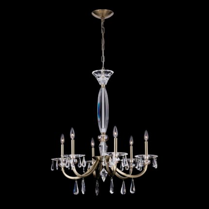 Passo 6 LT Cham GLD Chandelier