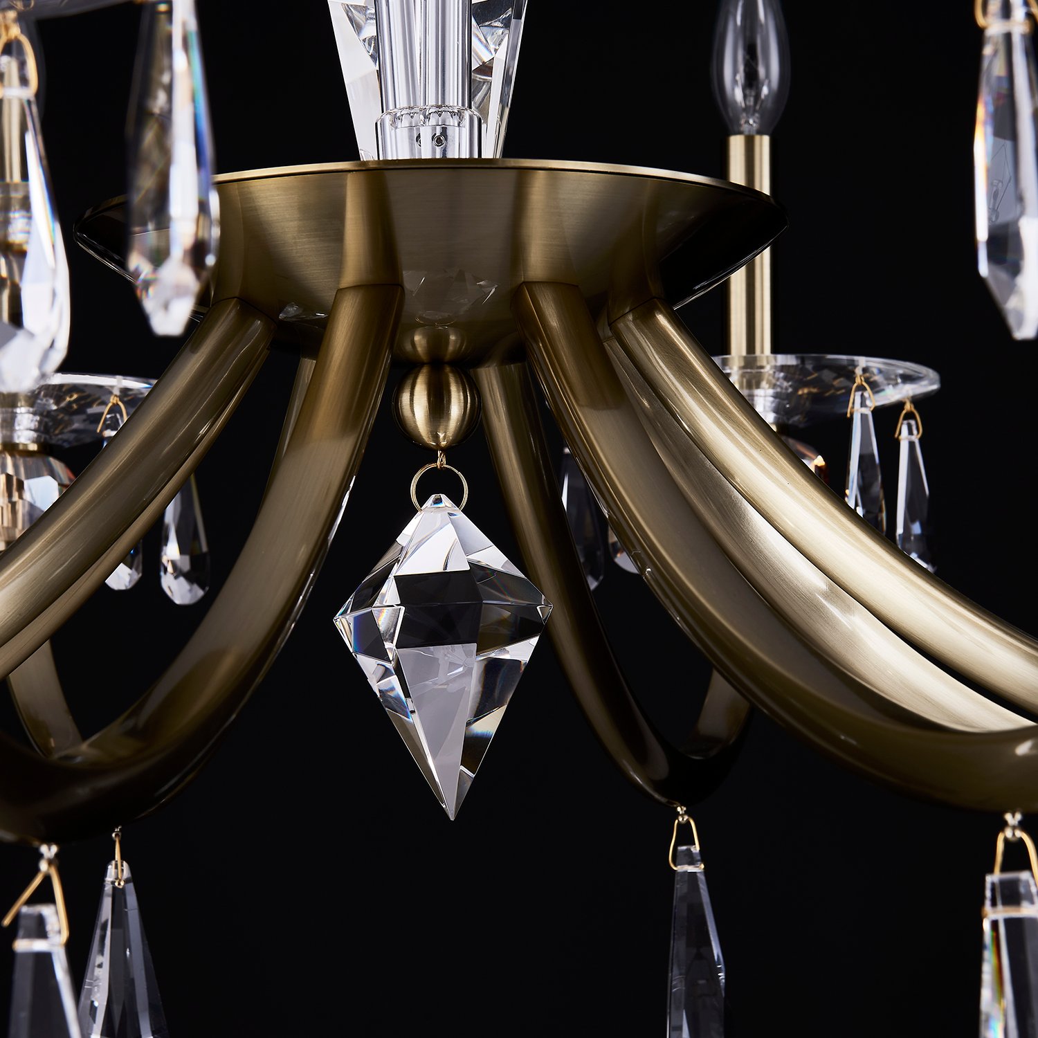 Passo 8 LT Cham GLD Chandelier - Image 3