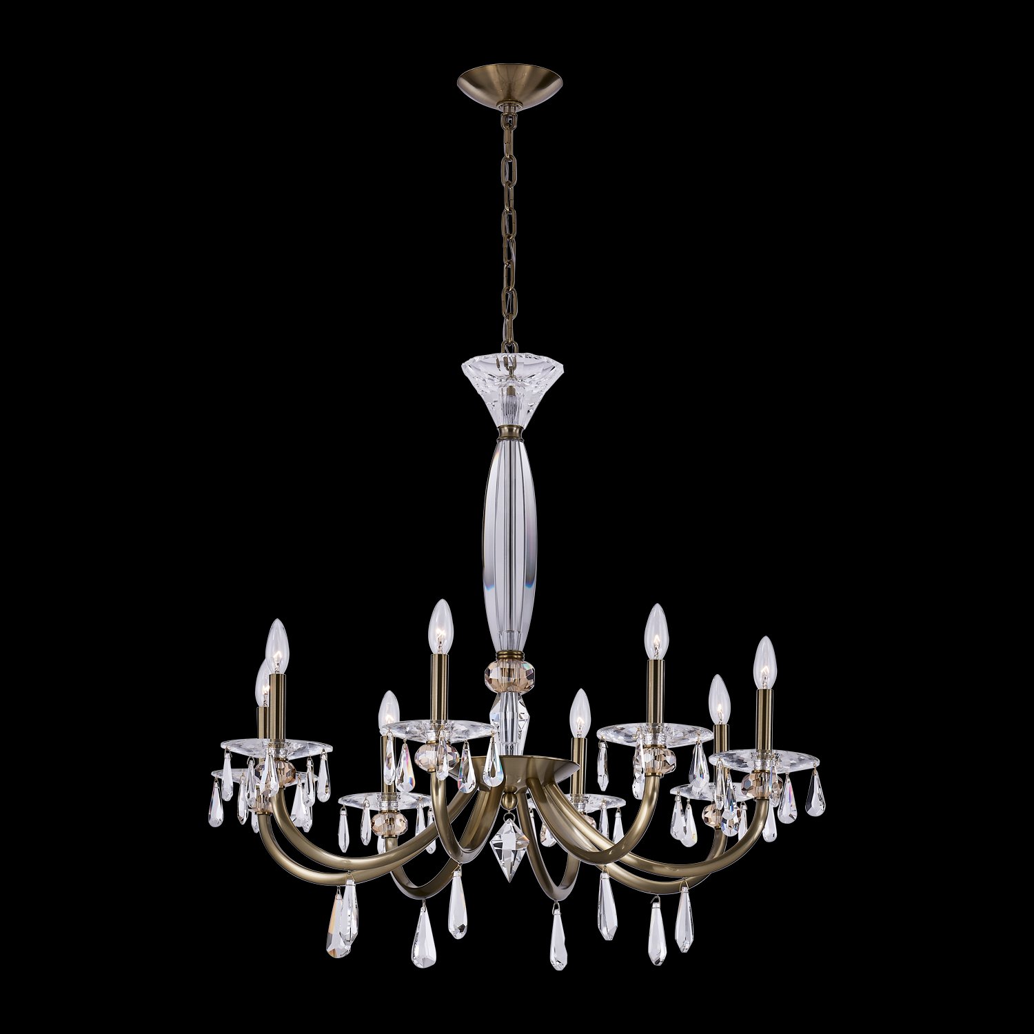 Passo 8 LT Cham GLD Chandelier