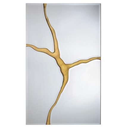Ravine Mirror, Gold