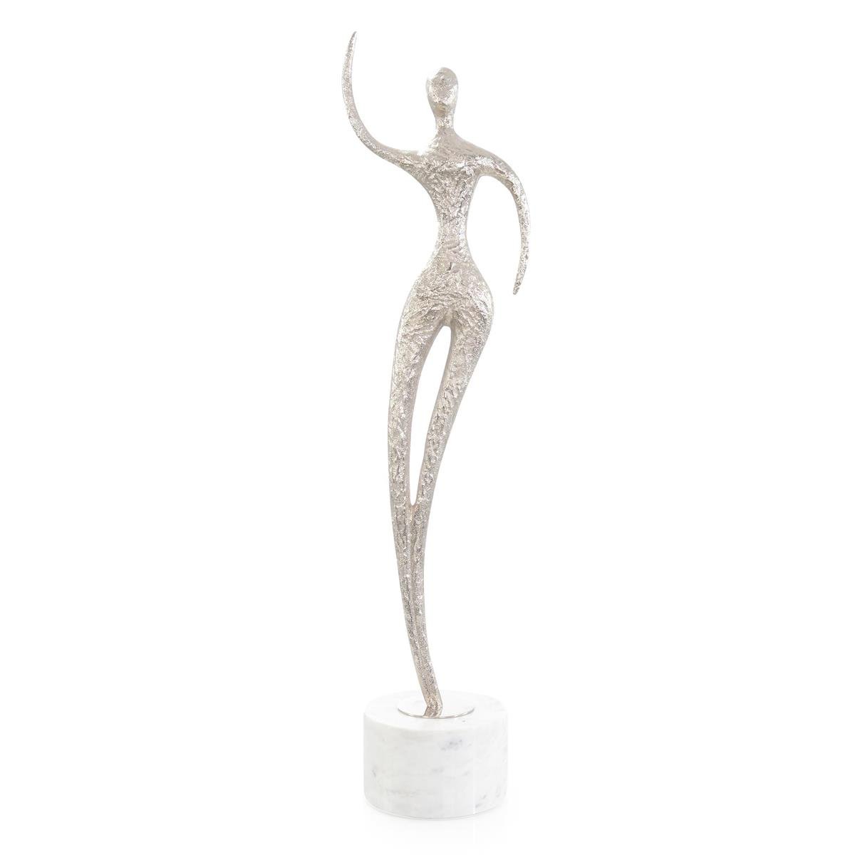 Spectral Silhouette Sculpture on Marble II, Nickel