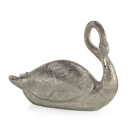 Swan Sculpture, Nickel