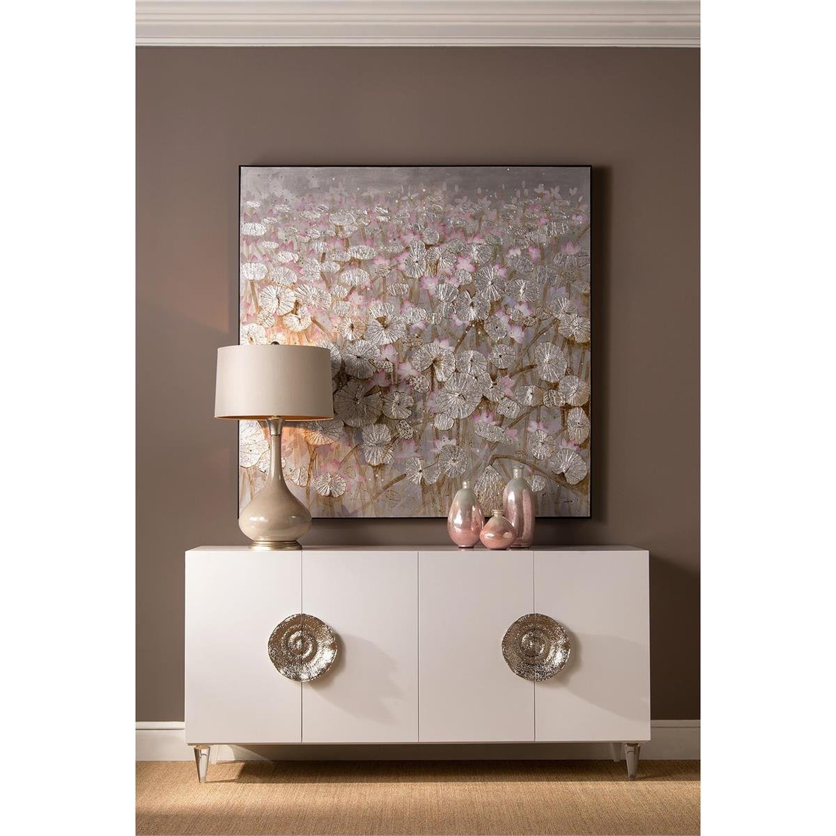 Teng Fei's Silver Lily Pond Metallic Silver-Leaf