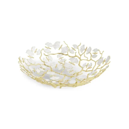 Butterfly Ginkgo Gold Centerpiece Platter