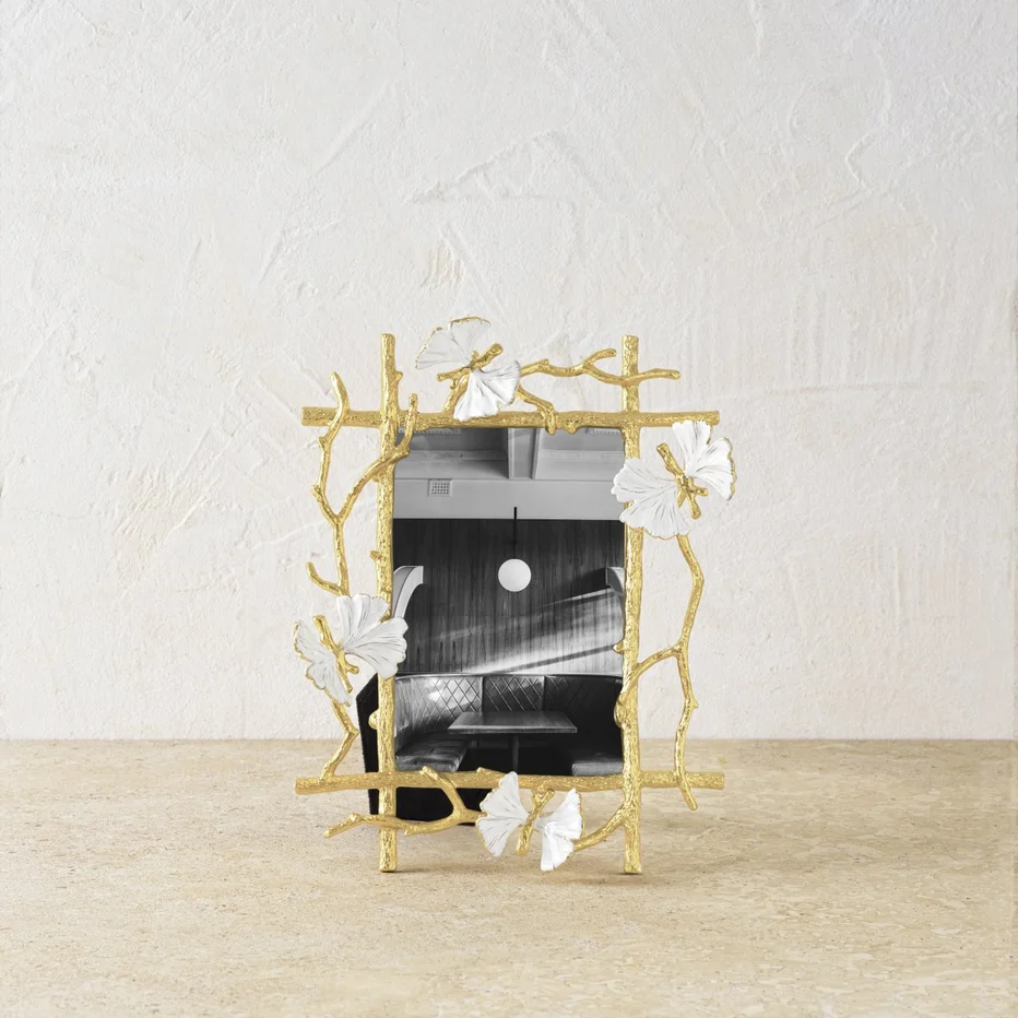 Butterfly Ginkgo Gold Frame - Image 5