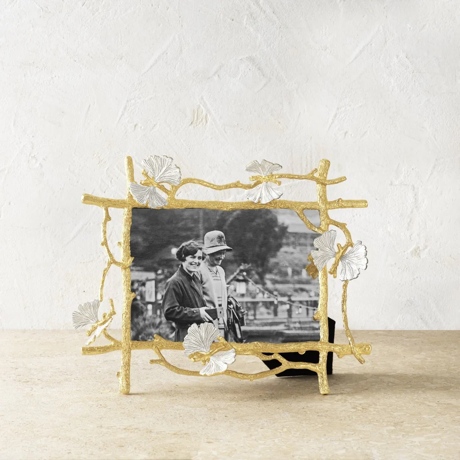 Butterfly Ginkgo Gold Frame - Image 13