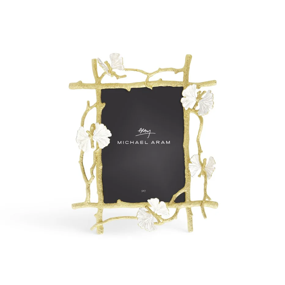 Butterfly Ginkgo Gold Frame - Image 18