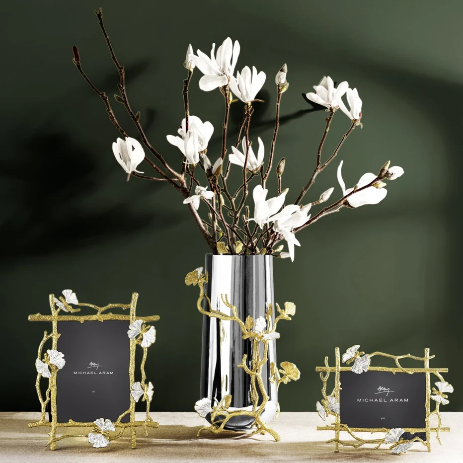 Butterfly Ginkgo Gold Frame - Image 25