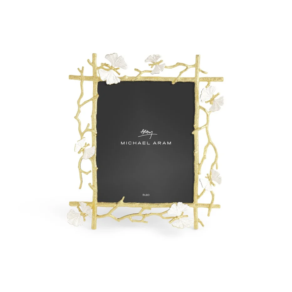 Butterfly Ginkgo Gold Frame - Image 26