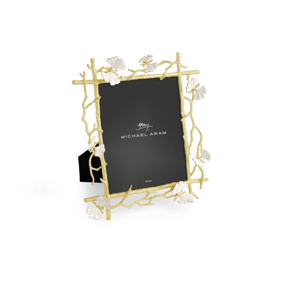 Butterfly Ginkgo Gold Frame - Image 27