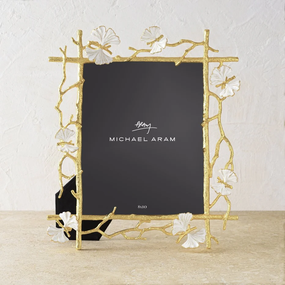 Butterfly Ginkgo Gold Frame - Image 21