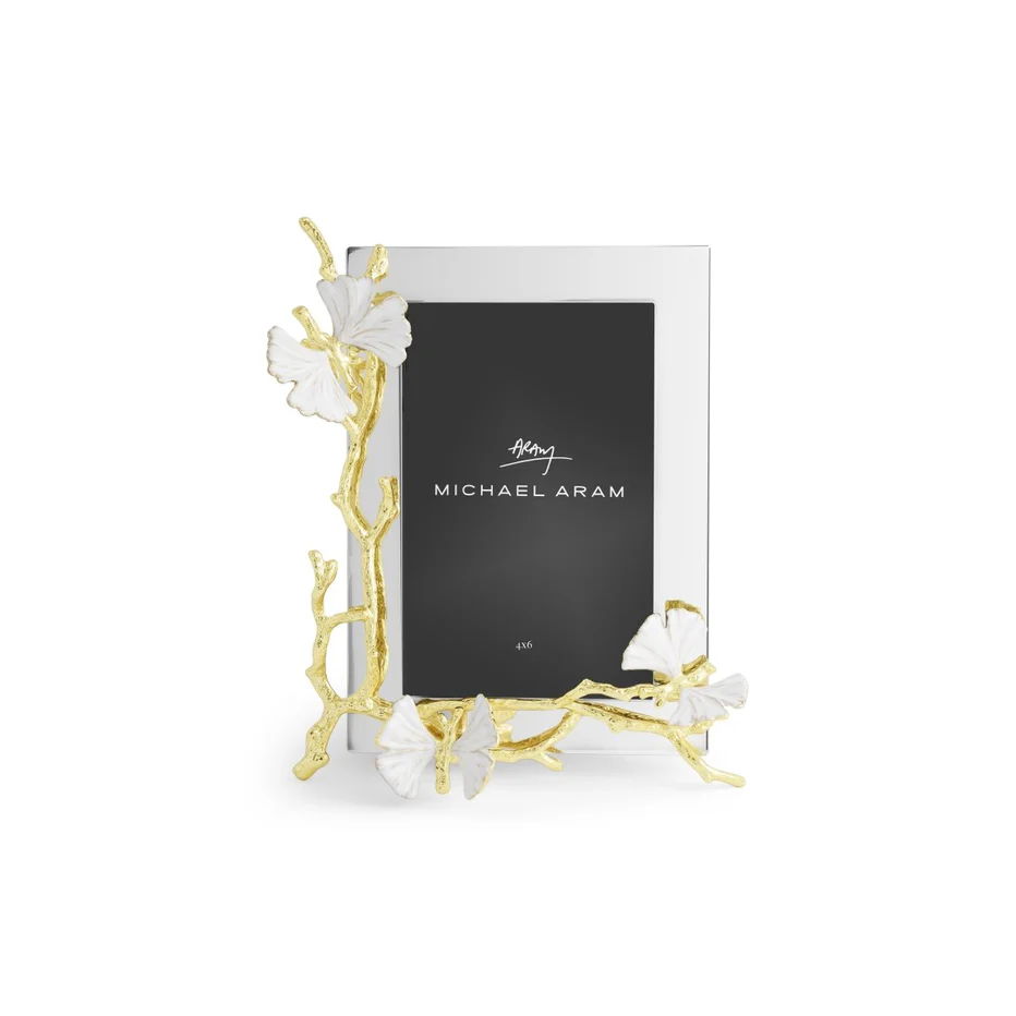 Butterfly Ginkgo Gold Reflective Frame - Image 7