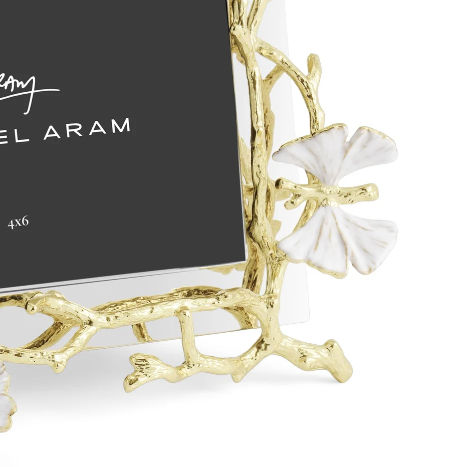 Butterfly Ginkgo Gold Reflective Frame - Image 8