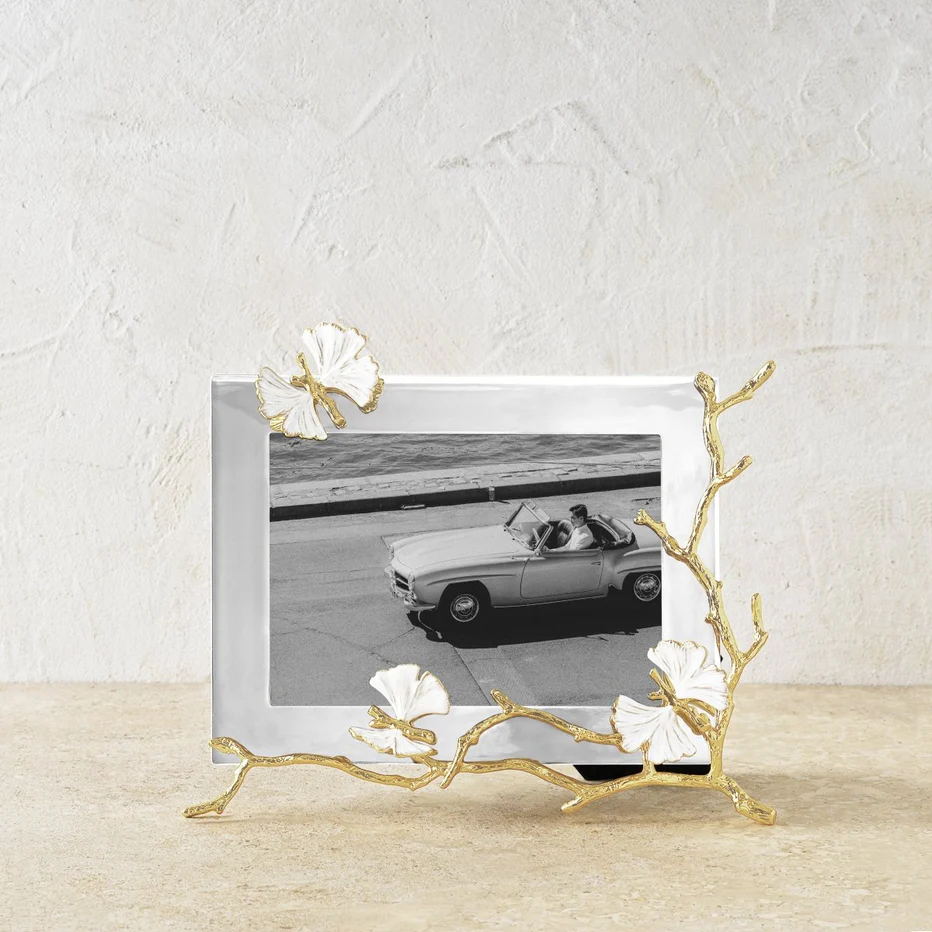 Butterfly Ginkgo Gold Reflective Frame - Image 11