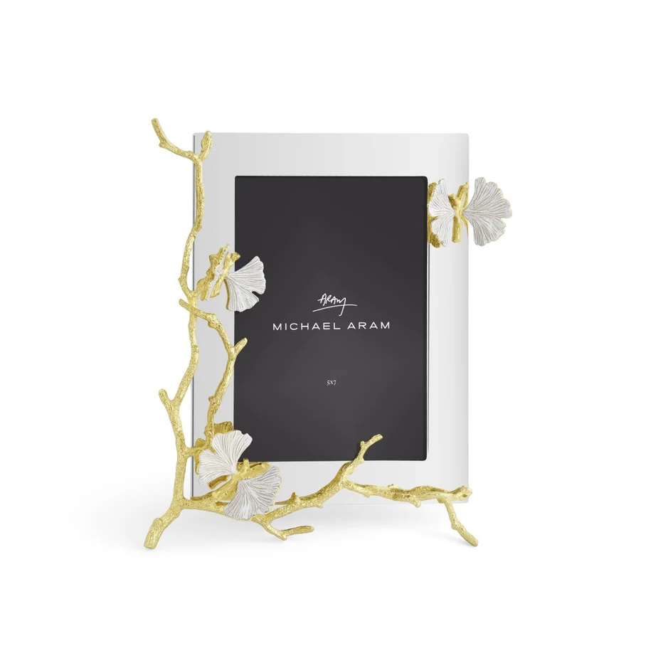 Butterfly Ginkgo Gold Reflective Frame - Image 17