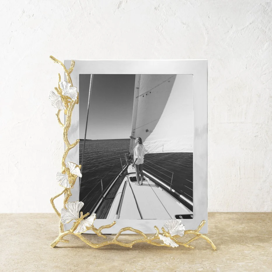 Butterfly Ginkgo Gold Reflective Frame - Image 21