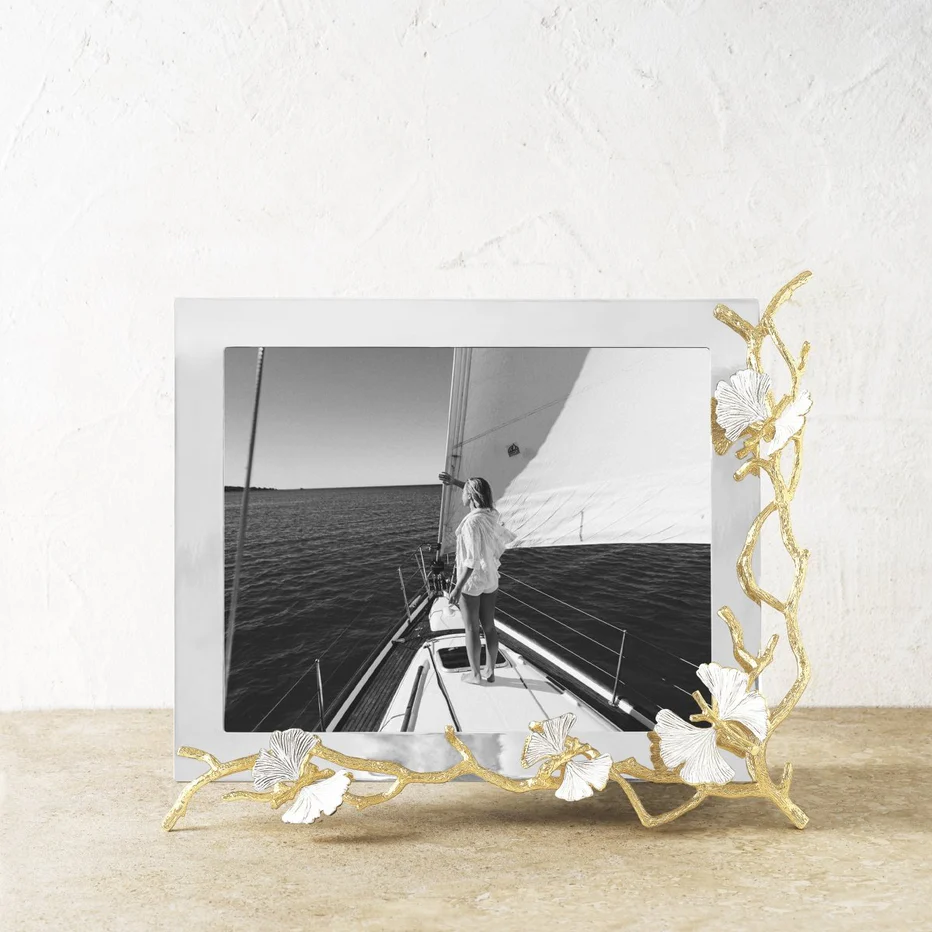 Butterfly Ginkgo Gold Reflective Frame - Image 24