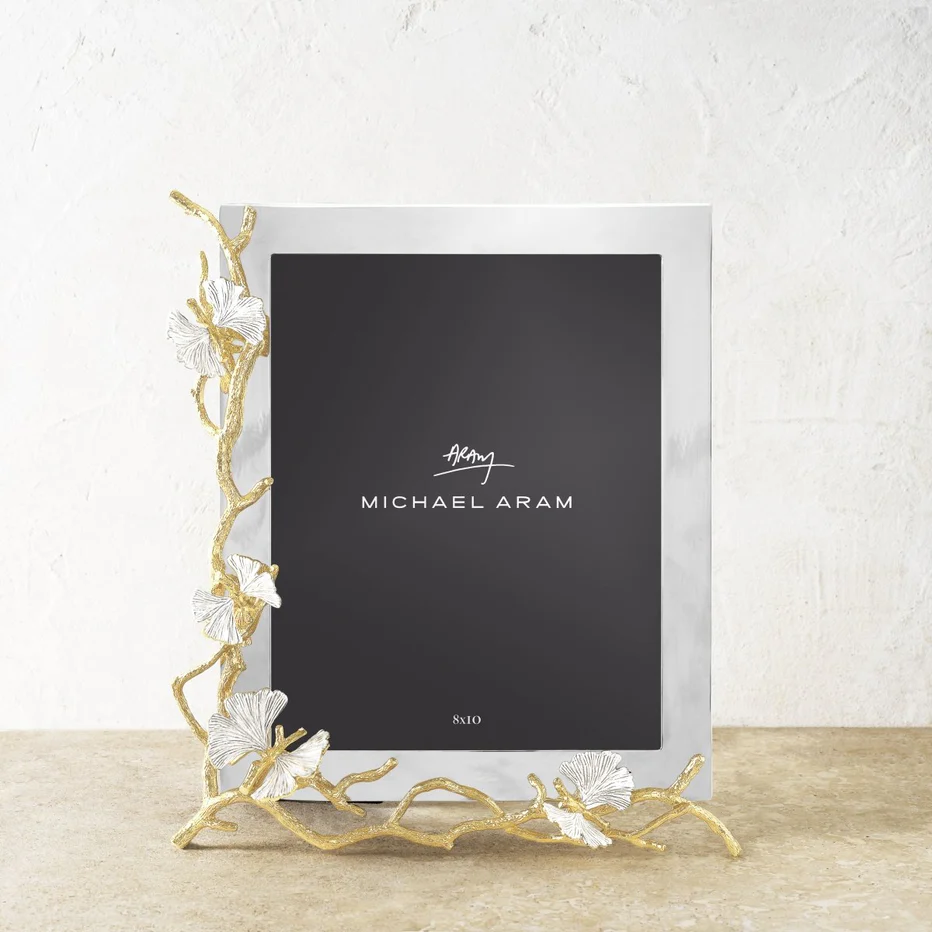 Butterfly Ginkgo Gold Reflective Frame - Image 20