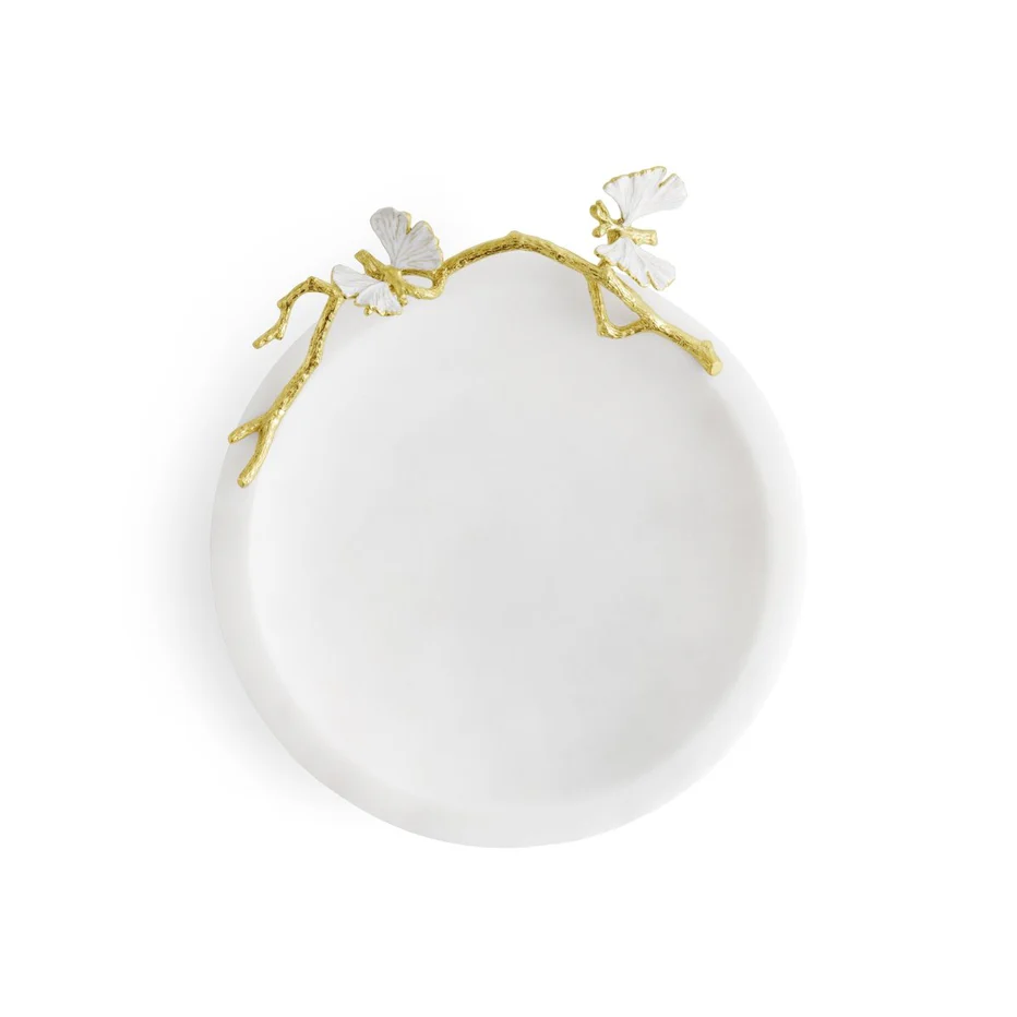 Butterfly Ginkgo Gold Trinket Dish - Image 5