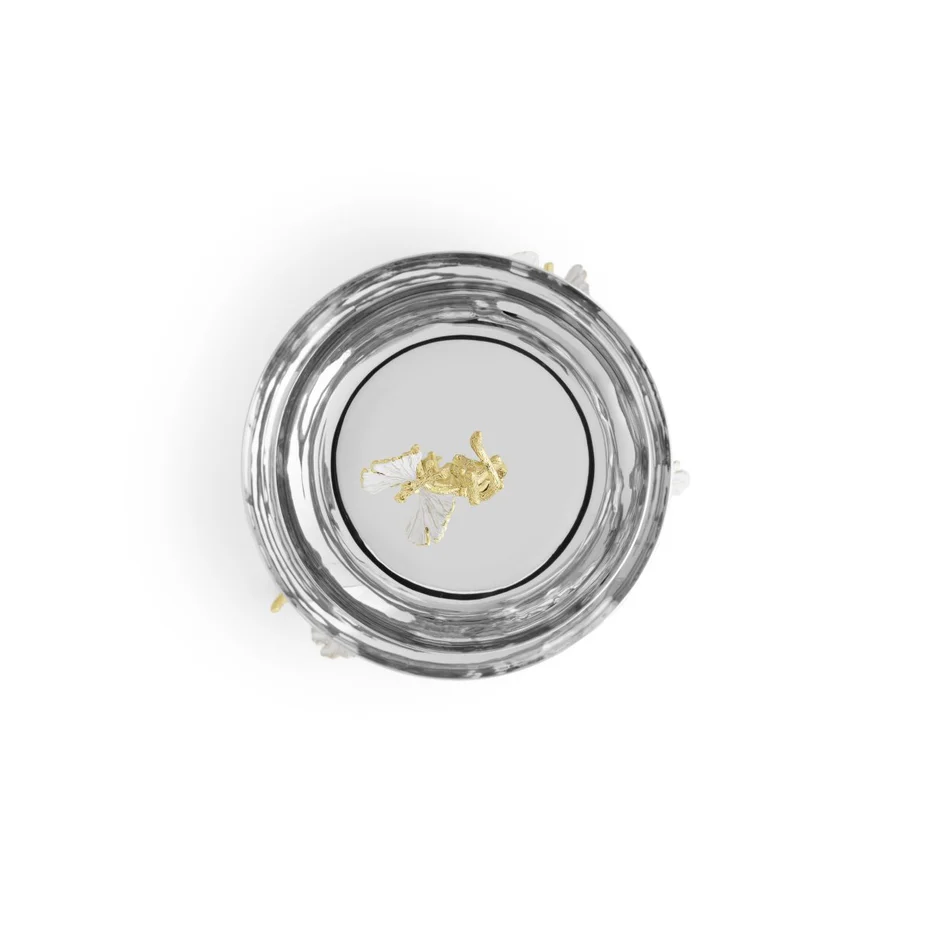 Butterfly Ginkgo Gold Two Tier Etagere - Image 7