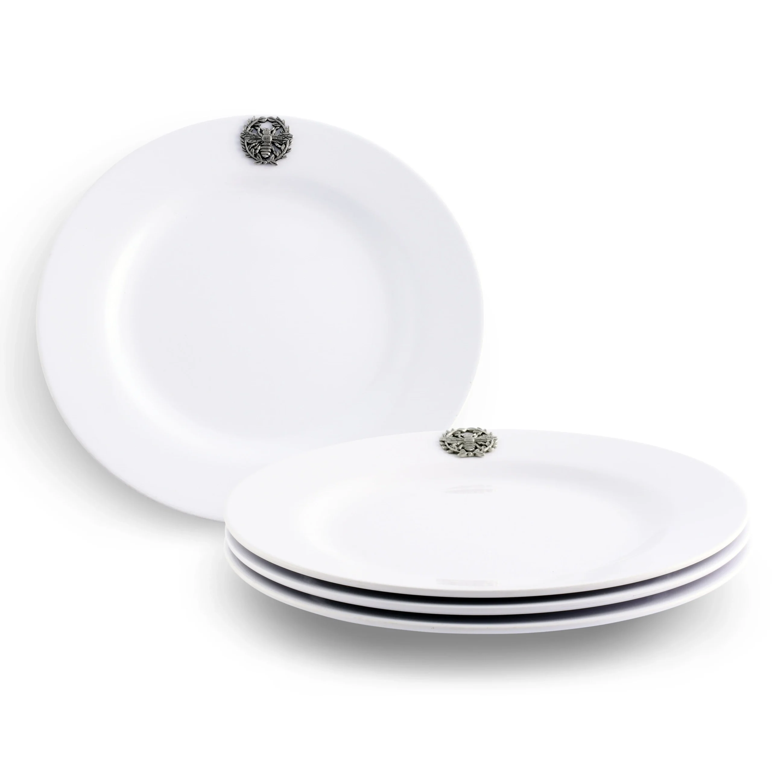 Bee Melamine Lunch Plates - Set of 4