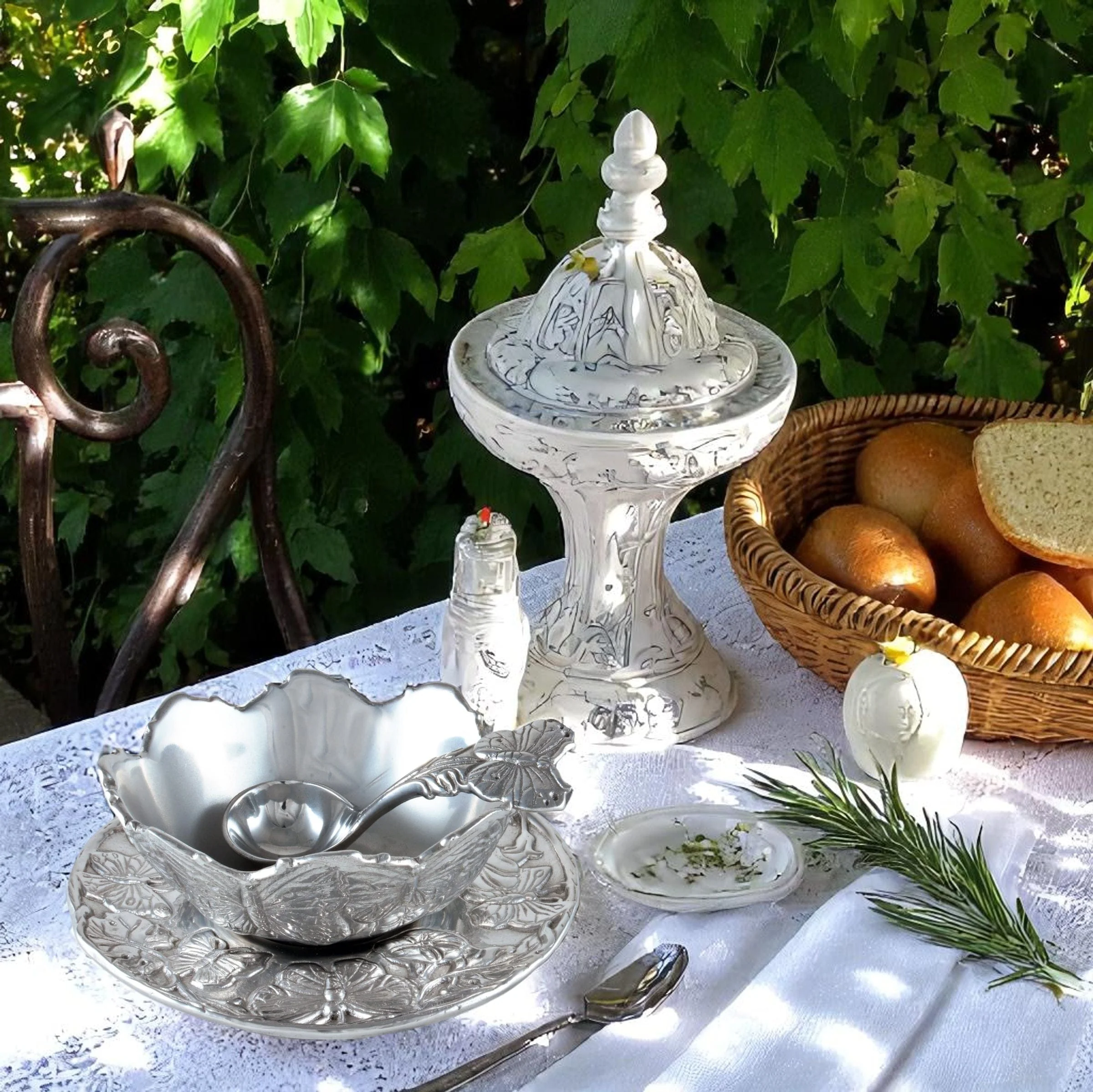 Butterfly Condiment Set 3-piece - Image 3