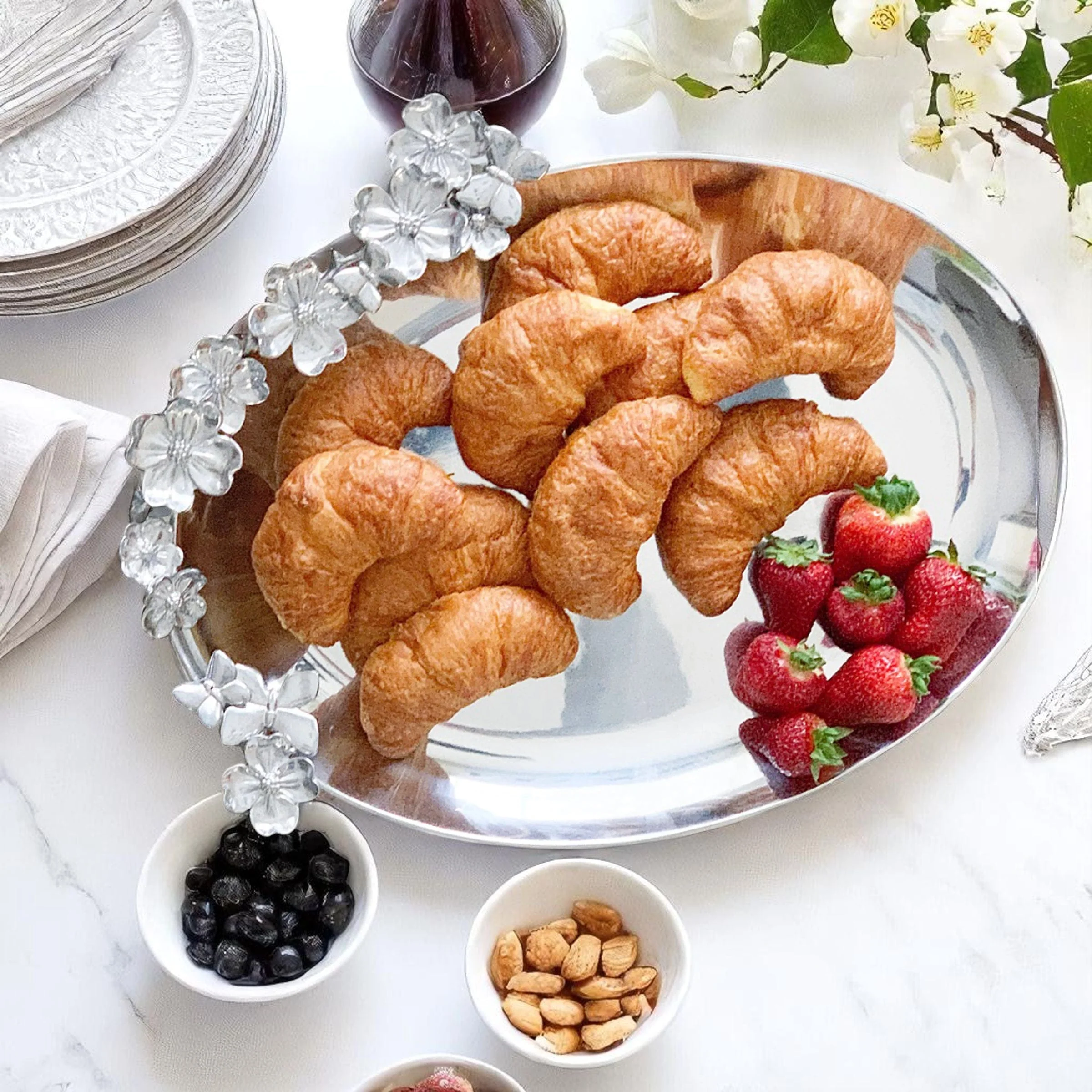 Butterfly Dogwood Platter - Image 2