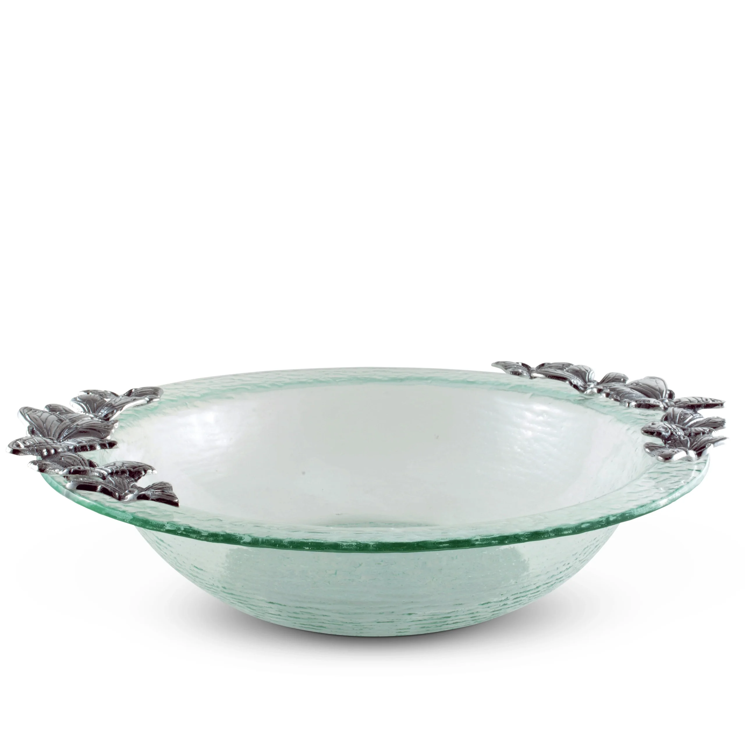Butterfly Glass Salad Bowl - Image 7