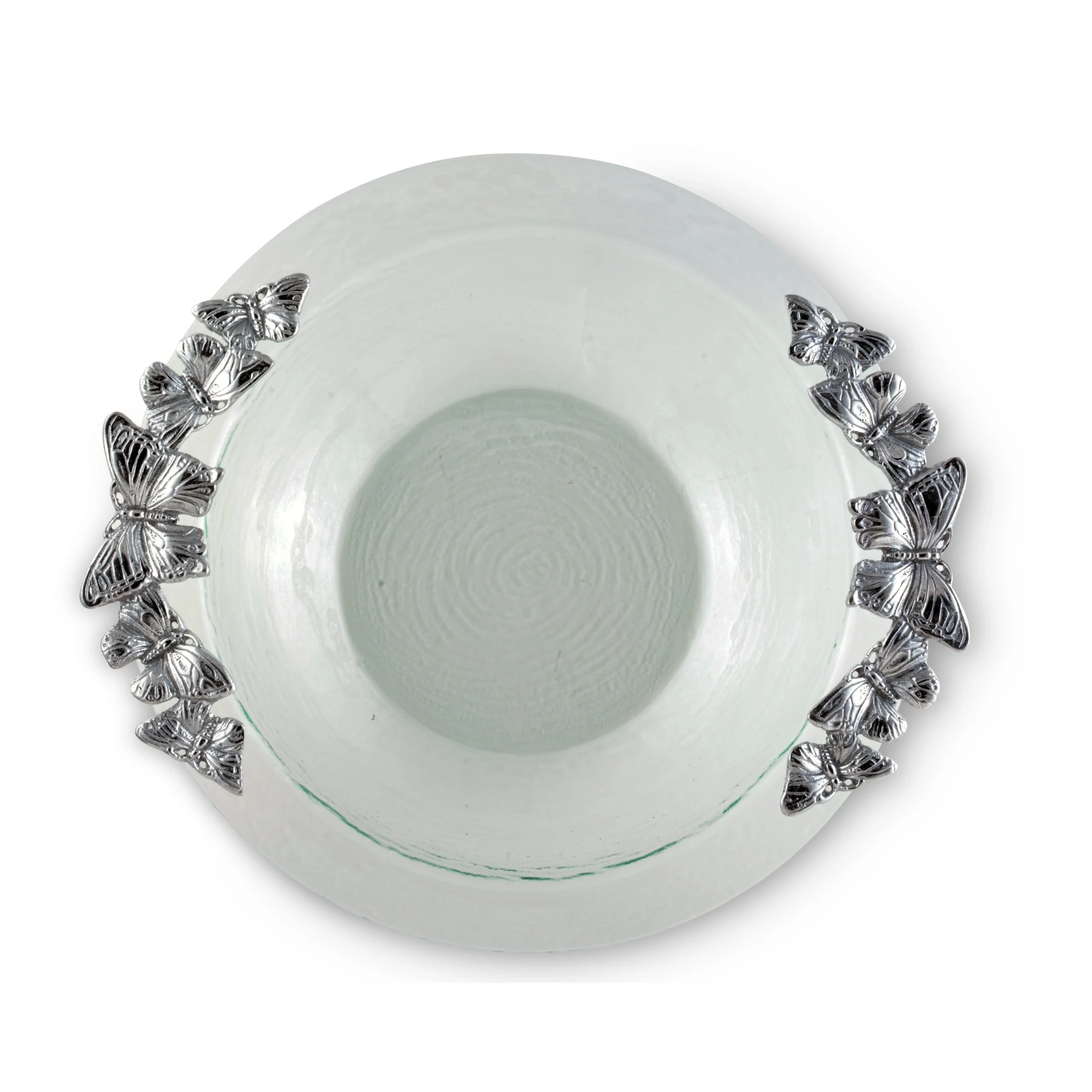 Butterfly Glass Salad Bowl - Image 8