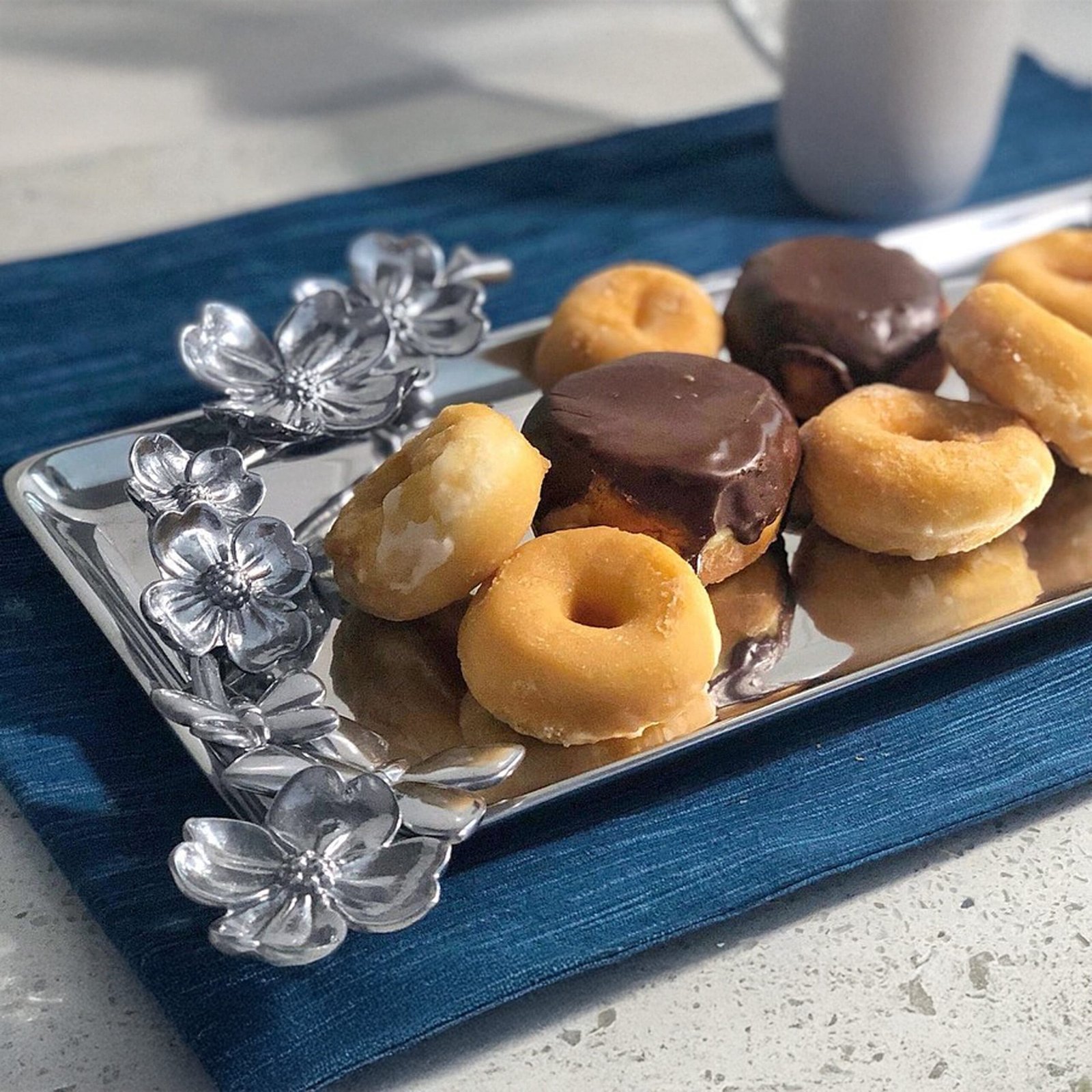 Butterfly Oblong Dogwood Tray - Image 4