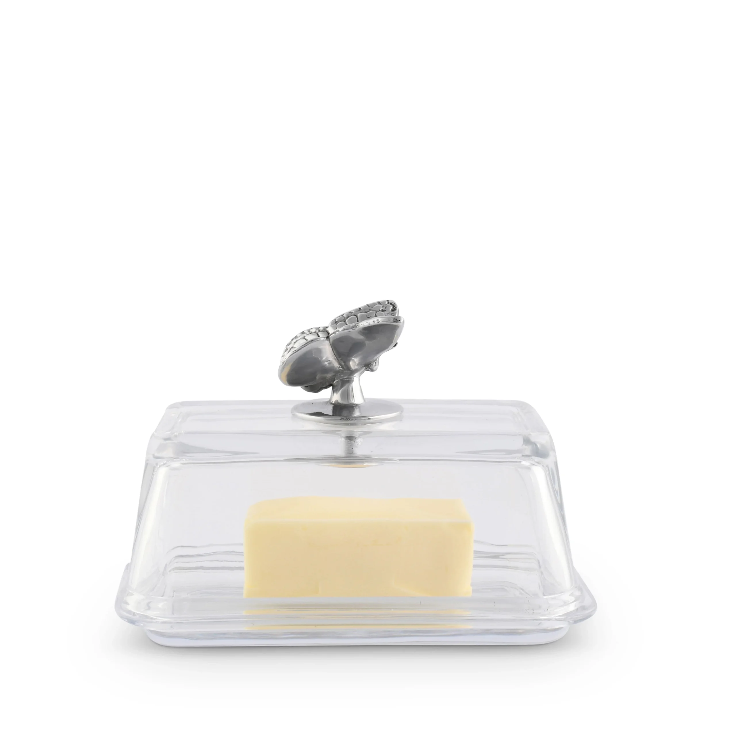 Glass Butter Dish - Butterfly - Image 5