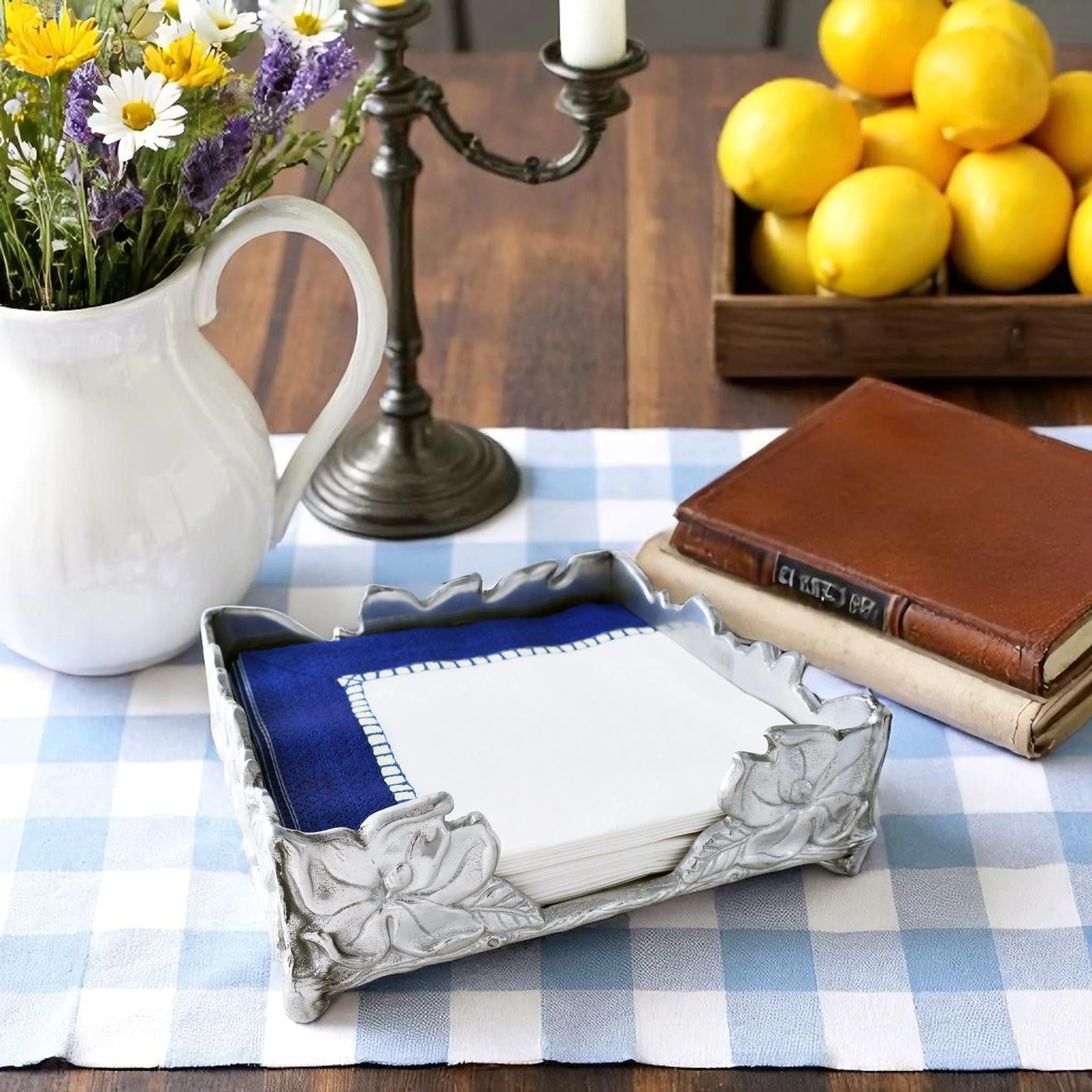 Magnolia Luncheon Napkin Box - Image 2