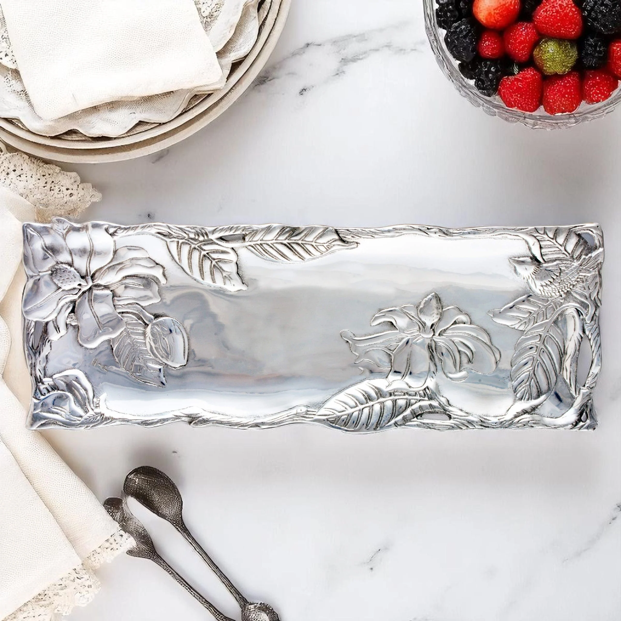 Magnolia Oblong Serving Tray - Image 2