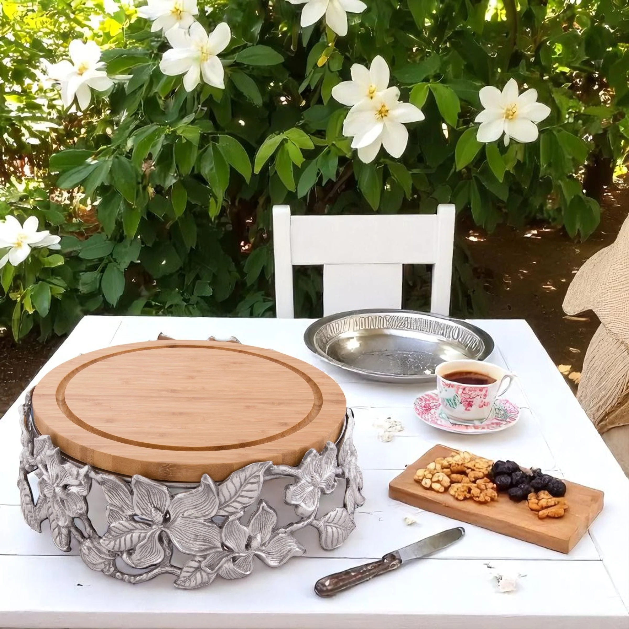 Magnolia Wood Cheese Pedestal - Image 3