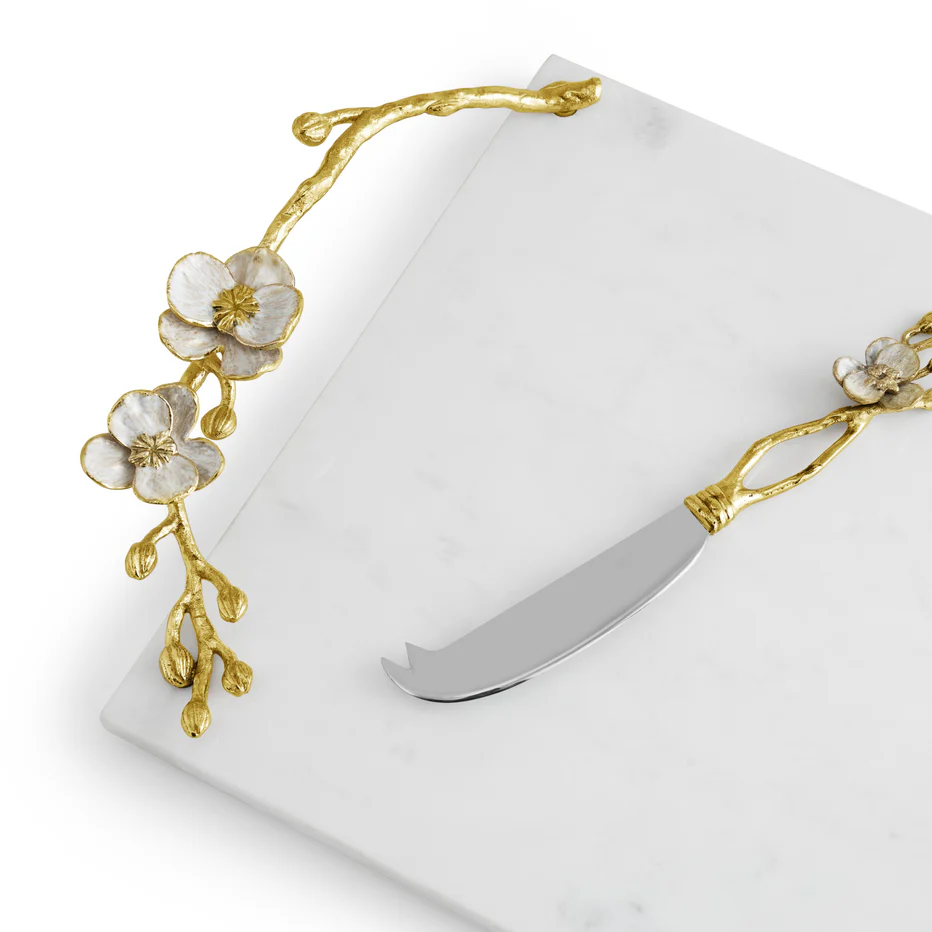 Orchid Large Cheese Board with Knife - Image 3